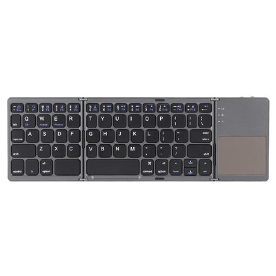 Pro Folding Keypad Portable Mini Ultra Slim Thin Foldable Bluetooth Wireless Keyboard with Touchpad for IPhone 6siPad ProMacBoo
Pro Folding Keypad Portable Mini Ultra Slim Thin Foldable Bluetooth Wireless Keyboard with Touchpad for IPhone 6siPad ProMacBoo