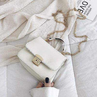Texture bag female 2019 new simple solid color fashion chain shoulder slung casual temperament wild handbag
Texture bag female 2019 new simple solid color fashion chain shoulder slung casual temperament wild handbag