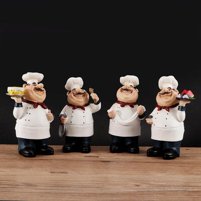 Greensen 4pcs Resin Chef Figures Ornament Statue Model Crafts Decor Bar Coffee Shop
Greensen 4pcs Resin Chef Figures Ornament Statue Model Crafts Decor Bar Coffee Shop