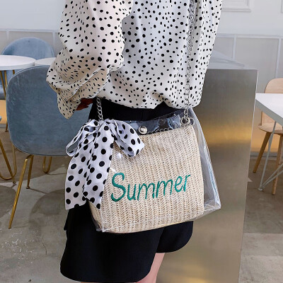 Advanced sense bag Yangqi straw package summer 2019 new jelly transparent package French niche ins messenger bag
Advanced sense bag Yangqi straw package summer 2019 new jelly transparent package French niche ins messenger bag