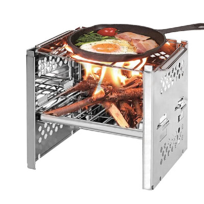 Potable Folding Stainless Steel Backpacking Stove Outdoor Wood Burning Camp Stove Picnic BBQ
Potable Folding Stainless Steel Backpacking Stove Outdoor Wood Burning Camp Stove Picnic BBQ