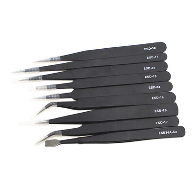 〖Follure〗9Pcs Safe Anti-static Tweezers Maintenance Repair Nippers Forceps Tools Kit ESD
〖Follure〗9Pcs Safe Anti-static Tweezers Maintenance Repair Nippers Forceps Tools Kit ESD