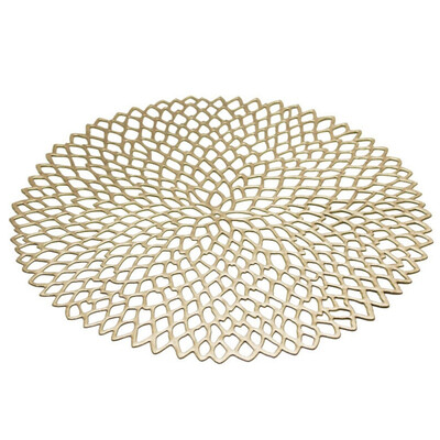 Placemat For Dining Table PVC Plastic Hollow Insulation Round Baroque Mediterranean Coaster Pads Table Bowl Mats Home Decor 38cm
Placemat For Dining Table PVC Plastic Hollow Insulation Round Baroque Mediterranean Coaster Pads Table Bowl Mats Home Decor 38cm