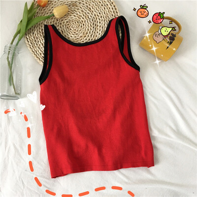 Sexy Women O Neck Knitted Tank Tops Slim Patchwork Beauty Back Vest Sleeveless Casual Tshirt Female Solid Fitness Top Women
Sexy Women O Neck Knitted Tank Tops Slim Patchwork Beauty Back Vest Sleeveless Casual Tshirt Female Solid Fitness Top Women