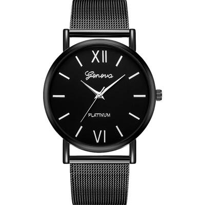 GENEVA Fashion Mens Watch Stainless Steel Analog Quartz Wristwatch Mesh Band Luxury Watches Erkek Kol Saati Relogio Masculino
GENEVA Fashion Mens Watch Stainless Steel Analog Quartz Wristwatch Mesh Band Luxury Watches Erkek Kol Saati Relogio Masculino