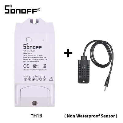 SONOFF TH16 WiFi Wireless Smart Switch Monitoring Temperature Humidity Wireless Home Automation Kit Works With Amazon Alexa Google
SONOFF TH16 WiFi Wireless Smart Switch Monitoring Temperature Humidity Wireless Home Automation Kit Works With Amazon Alexa Google
