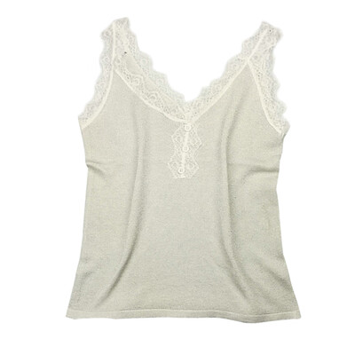 Lace Stitching Camisole Tops Women V Neck Sleeveless Vest Knitted Tank Top
Lace Stitching Camisole Tops Women V Neck Sleeveless Vest Knitted Tank Top