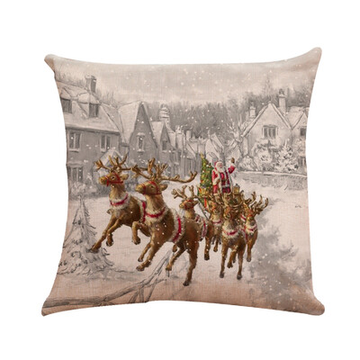 Siaonvr 18 Xmas Cotton Pillow Case Linen Cushion Cover Merry Christmas Home Decoration
Siaonvr 18 Xmas Cotton Pillow Case Linen Cushion Cover Merry Christmas Home Decoration