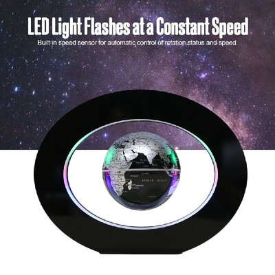 Magnetic Levitation Floating Globe with Colored LED Lights Anti Gravity Magnetic Levitation Rotating World Map for Children Gift D
Magnetic Levitation Floating Globe with Colored LED Lights Anti Gravity Magnetic Levitation Rotating World Map for Children Gift D