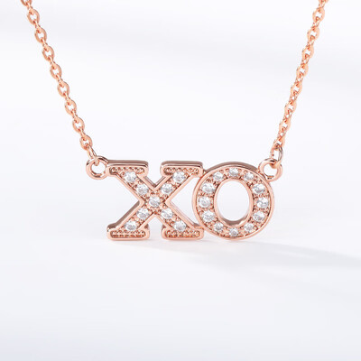 Tiny Letter Hugs&kisses XO Necklace Stainless Steel Chain Gold Color Hip HopPunk CZ Crystal Charms Necklace Jewelry
Tiny Letter Hugs&kisses XO Necklace Stainless Steel Chain Gold Color Hip HopPunk CZ Crystal Charms Necklace Jewelry