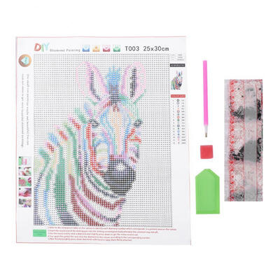 Greensen T003 Zebra DIY Diamond Painting Embroidery Animals Cross Crafts Stitch Kit Decoration
Greensen T003 Zebra DIY Diamond Painting Embroidery Animals Cross Crafts Stitch Kit Decoration