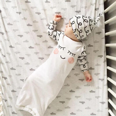 Sleepy EyesRosy Cheeks Newborn Take Home Outfit Gown with Matching Winkie Hat