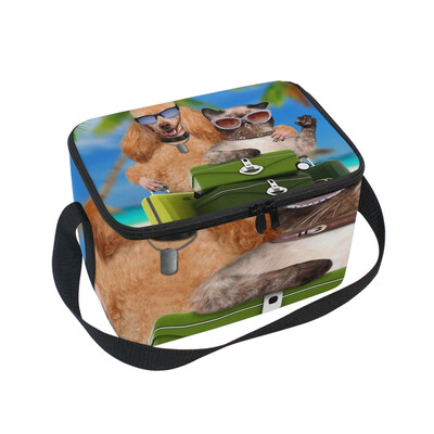 ALAZA Lunch Box Insulated Dog And Cat Travelers Lunch Bag Large Cooler Tote Bagfor Men Women
ALAZA Lunch Box Insulated Dog And Cat Travelers Lunch Bag Large Cooler Tote Bagfor Men Women