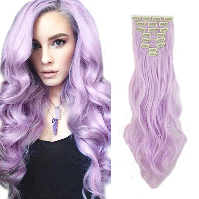 8 PcsSet Fashion Long Curly Wavy Straight Clip In Hair Extension Sexy Heat Resistant Party Hair Natural Synthetic Hair For Women
8 PcsSet Fashion Long Curly Wavy Straight Clip In Hair Extension Sexy Heat Resistant Party Hair Natural Synthetic Hair For Women