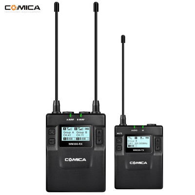 CoMica CVM-WM300C UHF 96-Channel Zinc Alloy Rechargeable Wireless Lavalier Microphone Transmitter Receiver System for Canon Ni
CoMica CVM-WM300C UHF 96-Channel Zinc Alloy Rechargeable Wireless Lavalier Microphone Transmitter Receiver System for Canon Ni