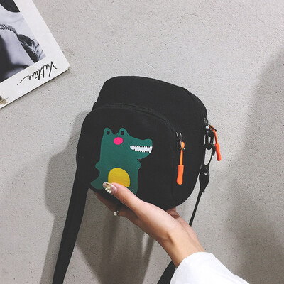 Cartoon cute little dinosaur canvas bag 2019 new fashion cute messenger Messenger bag casual simple wild shoulder bag
Cartoon cute little dinosaur canvas bag 2019 new fashion cute messenger Messenger bag casual simple wild shoulder bag