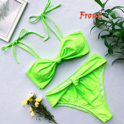 Women Push-up Padded Bra Bandage Bikini Set Swimsuit Triangle Swimwear Bathing
Women Push-up Padded Bra Bandage Bikini Set Swimsuit Triangle Swimwear Bathing