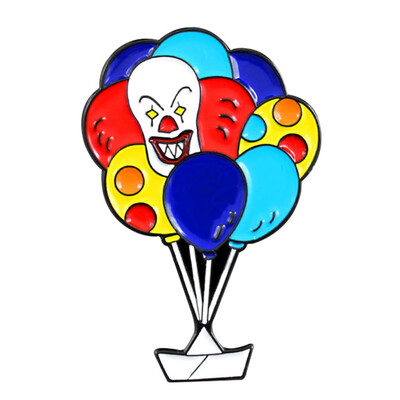 Clown Balloon Brooch Rainbow Color Balloon Nightmare Clown Enamel Pin Backpack Leather Badge Horror Comedy Movie Fan Gifts
Clown Balloon Brooch Rainbow Color Balloon Nightmare Clown Enamel Pin Backpack Leather Badge Horror Comedy Movie Fan Gifts