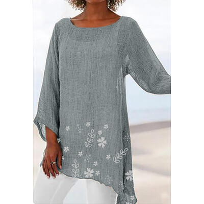 Roseonmyhand Plus Size Fashion Women Casual Long Sleeve O-Neck Print Irregular Beach Blouse
Roseonmyhand Plus Size Fashion Women Casual Long Sleeve O-Neck Print Irregular Beach Blouse