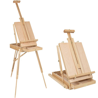 Ktaxon 79" French Easel Portable Folding Wooden Beechwood Sketch Box with 115" Divided Compartment Storage Drawer Perfect
Ktaxon 79" French Easel Portable Folding Wooden Beechwood Sketch Box with 115" Divided Compartment Storage Drawer Perfect