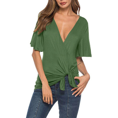 Starmoon Womens Deep V Neck Blouse Cold Shoulder Sexy Tops Short Sleeve Summer Shirts
Starmoon Womens Deep V Neck Blouse Cold Shoulder Sexy Tops Short Sleeve Summer Shirts