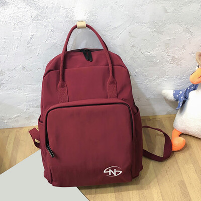 Tailored Fashion Women Nylon Solid Color Capacity Student Backpack Travel Couple Bag
Tailored Fashion Women Nylon Solid Color Capacity Student Backpack Travel Couple Bag