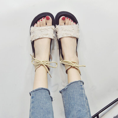 Soft-soled&thick-soled sandals for women summer straps Korean version of 100 sets of frosted flat-soled student high-top Roman
Soft-soled&thick-soled sandals for women summer straps Korean version of 100 sets of frosted flat-soled student high-top Roman