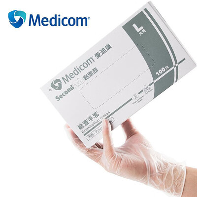 Medicom 1209 100PCS Disposable Transparent PVC Gloves Food Plastic Gloves Powder Free Thicken Waterproof For Restaurant Kitchen BB
Medicom 1209 100PCS Disposable Transparent PVC Gloves Food Plastic Gloves Powder Free Thicken Waterproof For Restaurant Kitchen BB