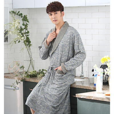 2018 Spring Bathrobe Men Cotton Sleepwear Nightgown Mens Knitting Long Sleeve Soft Autumn Pajamas
2018 Spring Bathrobe Men Cotton Sleepwear Nightgown Mens Knitting Long Sleeve Soft Autumn Pajamas