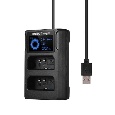 Portable Dual Slot USB Camera Battery Charger with LCD Display Quick Camera Battery Charger for Nikon EN-EL15 Batteries Camera Acc
Portable Dual Slot USB Camera Battery Charger with LCD Display Quick Camera Battery Charger for Nikon EN-EL15 Batteries Camera Acc
