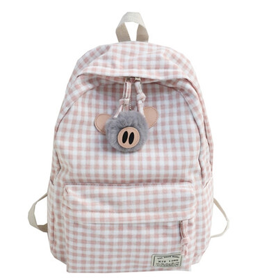 Schoolbag female ins wind Korean college students backpack junior&senior high school Mori ancient feeling girl plaid canvas ba
Schoolbag female ins wind Korean college students backpack junior&senior high school Mori ancient feeling girl plaid canvas ba