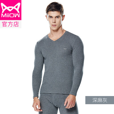 Cat Man MiiOW thermal underwear men&women warm winter slim breathable ladies comfortable close-fitting autumn clothes long pants warm set two-piece dark gray V-neck male
Cat Man MiiOW thermal underwear men&women warm winter slim breathable ladies comfortable close-fitting autumn clothes long pants warm set two-piece dark gray V-neck male