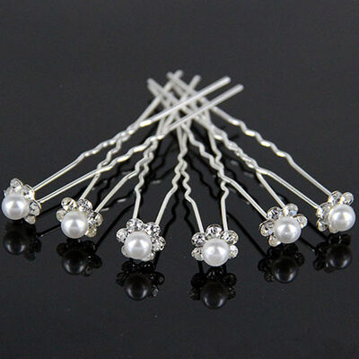 20PCSWedding Bridal Pearl hair sticks Flower Clear Crystal Hair Pins Clips Bridesmaid Jewelry female Hair sticks
20PCSWedding Bridal Pearl hair sticks Flower Clear Crystal Hair Pins Clips Bridesmaid Jewelry female Hair sticks
