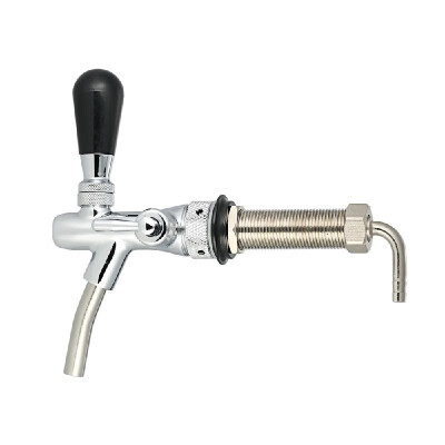 Adjustable Flow Control Chrome Draft Beer Faucet Tap G58 Shank Long Stem Home Brew Beer Keg Faucet--Silver
Adjustable Flow Control Chrome Draft Beer Faucet Tap G58 Shank Long Stem Home Brew Beer Keg Faucet--Silver