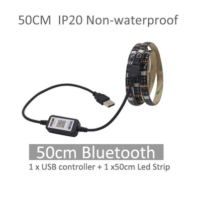 USB LED Strip Bluetooth 5V Tira LED RGB Tape SMD 5050 Flexible Ribbon Ambilight TV Light Backlight for Computer Bias Lighting
USB LED Strip Bluetooth 5V Tira LED RGB Tape SMD 5050 Flexible Ribbon Ambilight TV Light Backlight for Computer Bias Lighting