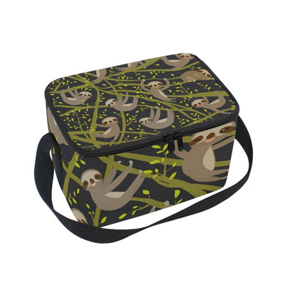 ALAZA Insulated Lunch Box Funny Cute Smiling Sloth Lunch Bag for Men Women Portable Tote Bag Cooler Bag
ALAZA Insulated Lunch Box Funny Cute Smiling Sloth Lunch Bag for Men Women Portable Tote Bag Cooler Bag