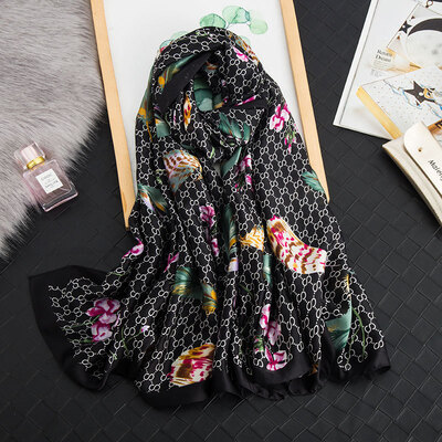 National wind spring&autumn feather silk scarf sunscreen dual-use air conditioning room shawl beach towel
National wind spring&autumn feather silk scarf sunscreen dual-use air conditioning room shawl beach towel