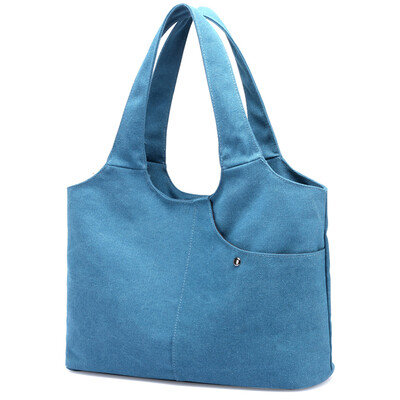 Women Canvas Shoulder Bag Handbag Large Capacity Zipper Pockets Totes Big Durable Shopping Bag
Women Canvas Shoulder Bag Handbag Large Capacity Zipper Pockets Totes Big Durable Shopping Bag