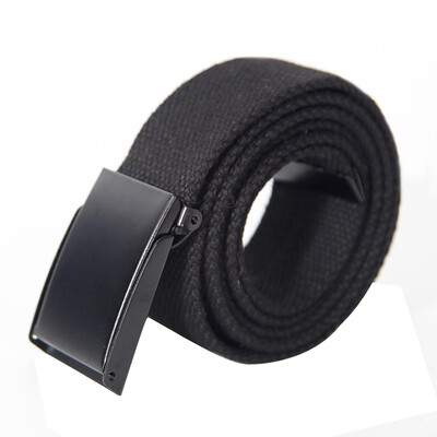 New canvas belt trend high quality weaving canvas Automatic buckle Men belt solid color casual Men&Women cowboy pants belt
New canvas belt trend high quality weaving canvas Automatic buckle Men belt solid color casual Men&Women cowboy pants belt