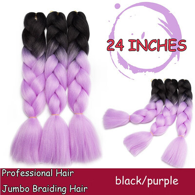 Braiding Hair Ombre for crochet Hair Weave with Synthetic&Twist Braiding Hair Extensions Dark black 100gpc
Braiding Hair Ombre for crochet Hair Weave with Synthetic&Twist Braiding Hair Extensions Dark black 100gpc