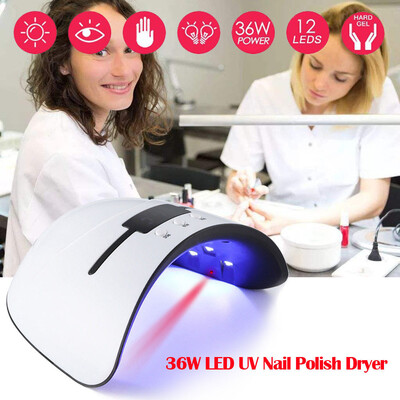 Toponeto 36W Pro Nail Polish Dryer Lamp LED UV Gel Acrylic Curing Light Manicure Timer
Toponeto 36W Pro Nail Polish Dryer Lamp LED UV Gel Acrylic Curing Light Manicure Timer