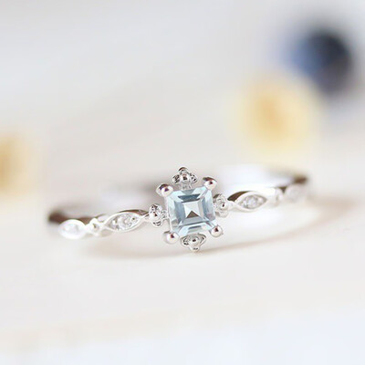 Women 925 Sterling Silver Cube Sapphire Fineness Rings Wedding Engagement Propose Ring Jewelry
Women 925 Sterling Silver Cube Sapphire Fineness Rings Wedding Engagement Propose Ring Jewelry