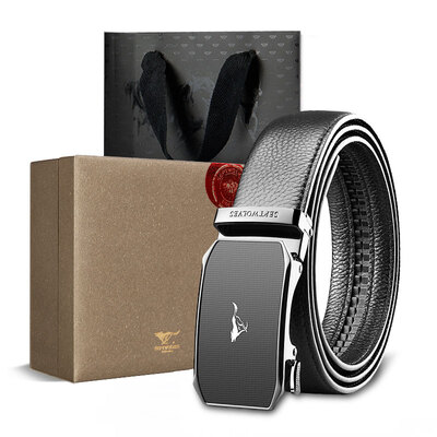 Seven wolves mens belt simple mens belt with suede leather automatic buckle business casual mens belt M73821A476-01LH gift box version black
Seven wolves mens belt simple mens belt with suede leather automatic buckle business casual mens belt M73821A476-01LH gift box version black
