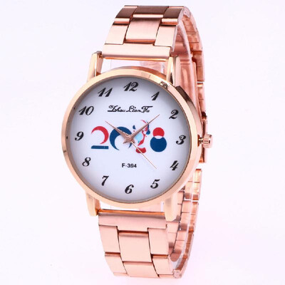 Fashion Retro Quartz Watch 2018 Football Match Rose Gold Watch Stainless Steel Strap for Women Girls
Fashion Retro Quartz Watch 2018 Football Match Rose Gold Watch Stainless Steel Strap for Women Girls
