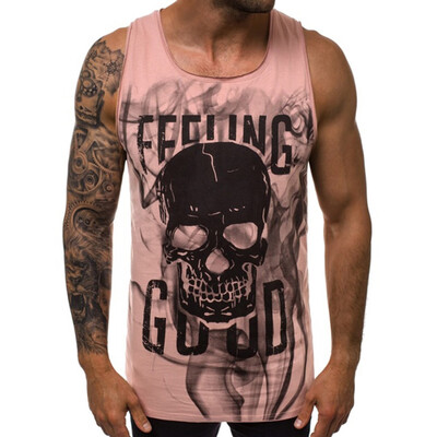 Toponeto Mens Summer New Style Fashion Skull Print Vest Leisure Fashion Comfortable Top
Toponeto Mens Summer New Style Fashion Skull Print Vest Leisure Fashion Comfortable Top
