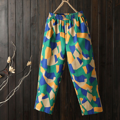 Tailored Women High Waist Loose Printed Casual Cotton Linen Pockets Ankle-Length Pants
Tailored Women High Waist Loose Printed Casual Cotton Linen Pockets Ankle-Length Pants
