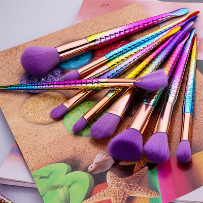 〖Follure〗New Arrival 10Pc Mermaid Foundation Eyeshadow Contour Eye Lip Makeup Brushes Set
〖Follure〗New Arrival 10Pc Mermaid Foundation Eyeshadow Contour Eye Lip Makeup Brushes Set