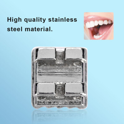 Greensen 10 Packs Metal Dental Teeth Orthodontics Brackets Braces Mini Teeth Metal Wires Tooth Care Tools
Greensen 10 Packs Metal Dental Teeth Orthodontics Brackets Braces Mini Teeth Metal Wires Tooth Care Tools