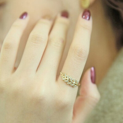 New Mode Style Leaf Ring Female Open Tail Finger Little Finger Ring Woman Jewelry Simple Open Leaf Ring Personality Rings
New Mode Style Leaf Ring Female Open Tail Finger Little Finger Ring Woman Jewelry Simple Open Leaf Ring Personality Rings