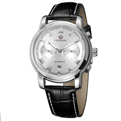 FORSINING genuine leather waterproof week calendar mens automatic mechanical watch belt mens watch
FORSINING genuine leather waterproof week calendar mens automatic mechanical watch belt mens watch